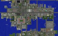 Карта Большой город для minecraft