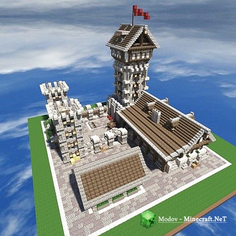 Карта Эйфелева башня для Майнкрафт 1.5.2 minecraft