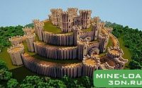 Карта Средневековый замок для minecraft