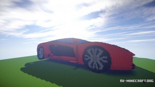 MCscaleModel's Lamborghini Aventador Complete [Карта] minecraft