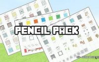 Ресурспак Pencil Pack – Hand Drawn [128x] для minecraft 1.8.1