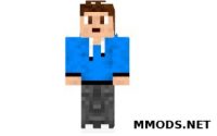 Скин Blue Teenager для Minecraft